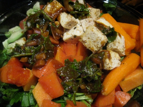 Tofu Papaya Salad